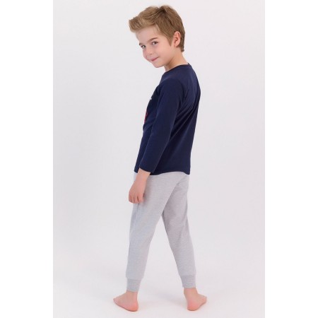 Authendic Brand Lacivert Erkek Çocuk Pijama Takımı