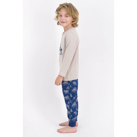 Erkek Çocuk Mavi Pijama Takımı