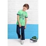 Erkek Çocuk Yeşil Lisanslı Pijama Takımı
