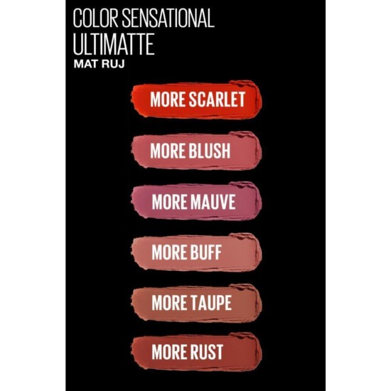 Color Sensational Ultimatte Mat Ruj- 699 More Buff Nude