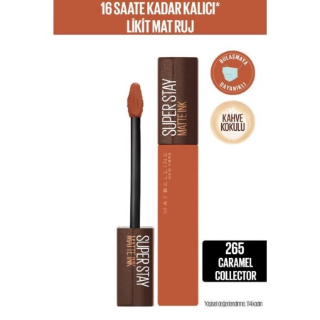 Likit Mat Ruj - SuperStay Matte Ink Liquid Lipstick 80 Ruler 3600531469481