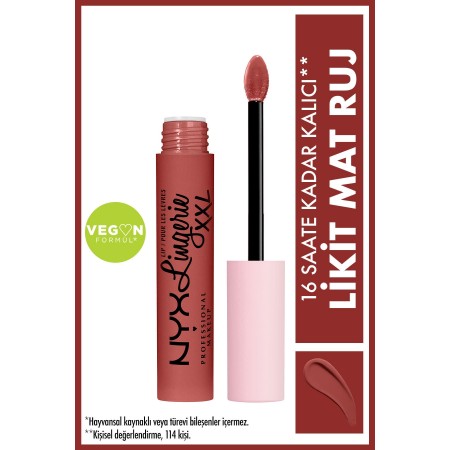 Likit Mat Ruj - Lip Lingerie Xxl Matte Liquid Lipstick Warm Up