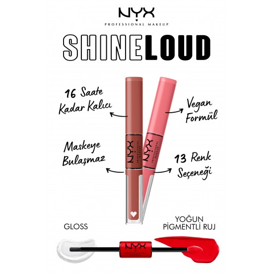 Shine Loud High Shine Lip Color Goal Crusher - Dudak Parlatıcısı