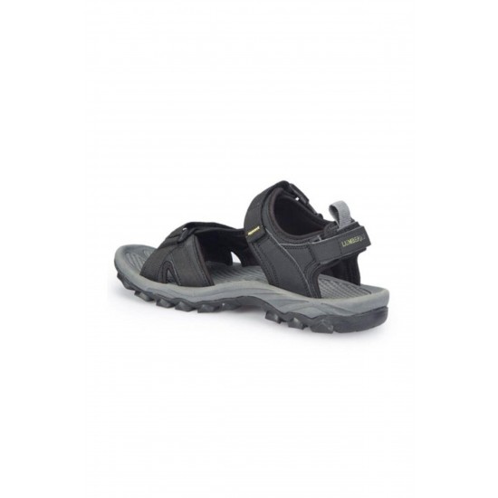 Erkek Siyah Laggun Comfort Casual Outdoor Spor Sandaleti