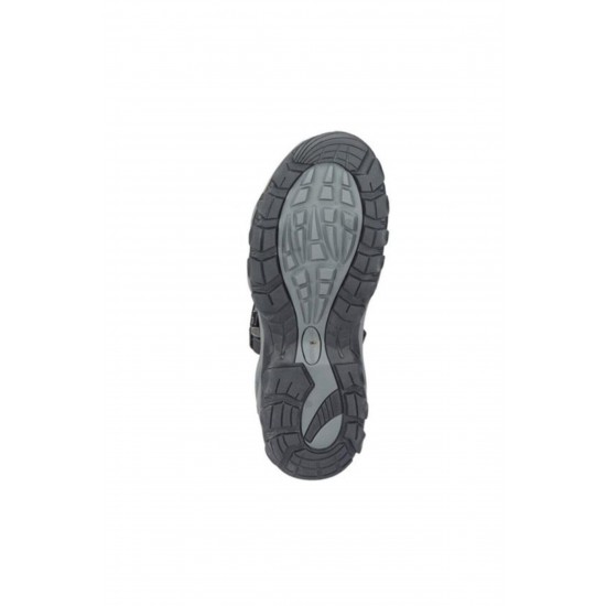 Erkek Siyah Laggun Comfort Casual Outdoor Spor Sandaleti