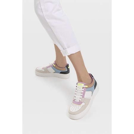 Kadın Çok Renkli Şeritli Spor Ayakkabı 19014770