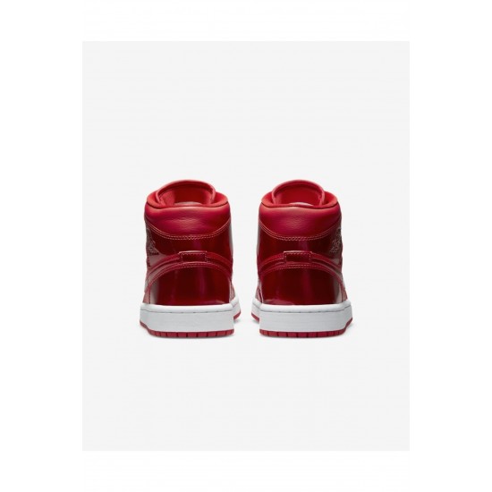 Air Jordan 1 Mid Se Shoes Red Pomegranate Dh5894-600