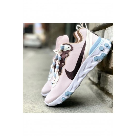 Kadın Pembe React Element Spor Cn3591-600, 38 1 Numara Büyük Tavsiye Edilir