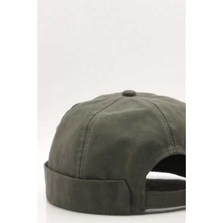 Haki Hiphop Docker Şapka %100 Pamuk Katlamalı Cap