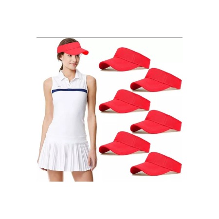 Kaliteli Düz Renk Pamuklu Tenis Şapka ( Vizör Kep )