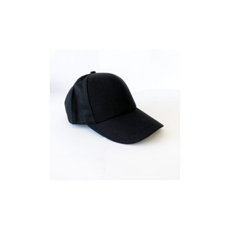 Siyah Yazlık Örme Düz Renk Arkası Ayarlanabilir Şapka (UNİSEX)