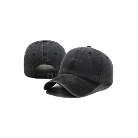 Düz Renk Antrasit Cap 2020 Yeni Trend Eskitme Unisex Şapka