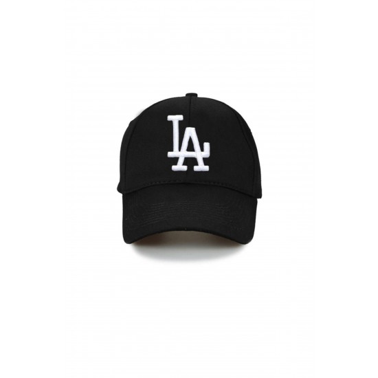 La Los Angeles Şapka Unisex Siyah Şapka