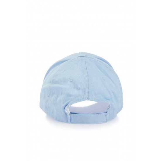 Açık Mavi Nakışlı Kadın Şapka TWOSS22SP00009