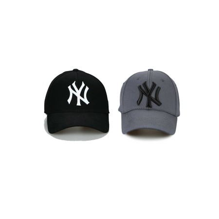 Ny New York 2'li Unisex Set Şapka Füme Ve Siyah