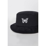 Kelebek Işlemeli Bucket Şapka Şpk1047 - D3
