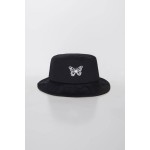Kelebek Işlemeli Bucket Şapka Şpk1047 - D3