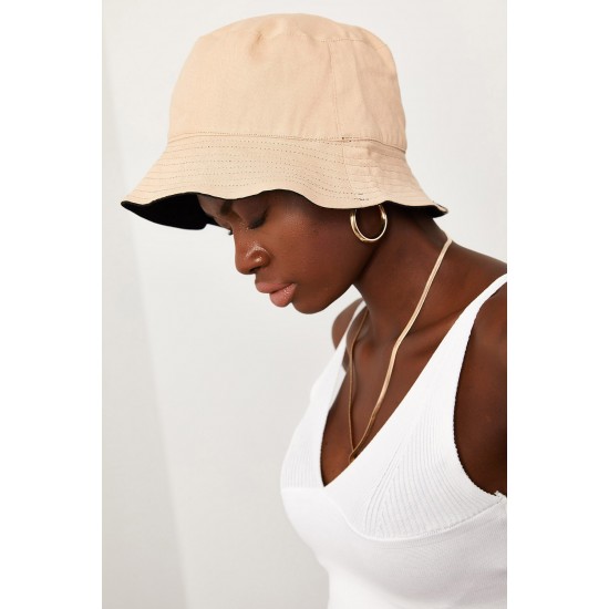 Kadın Pudra Çift Taraflı Bucket Şapka 1KZK9-11550-50