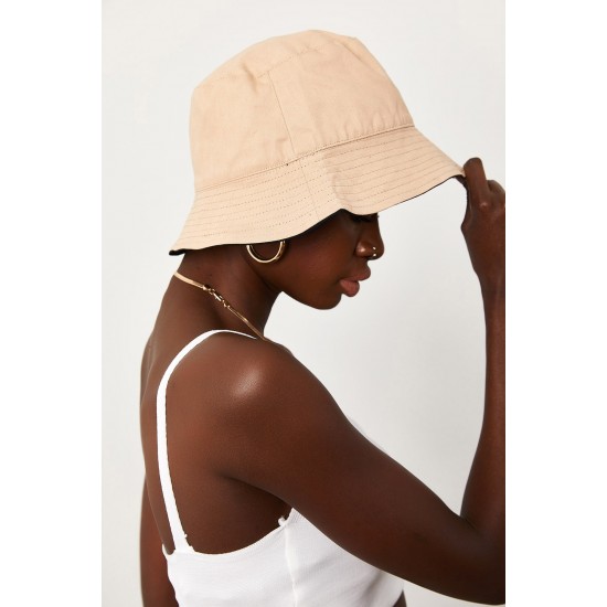 Kadın Pudra Çift Taraflı Bucket Şapka 1KZK9-11550-50